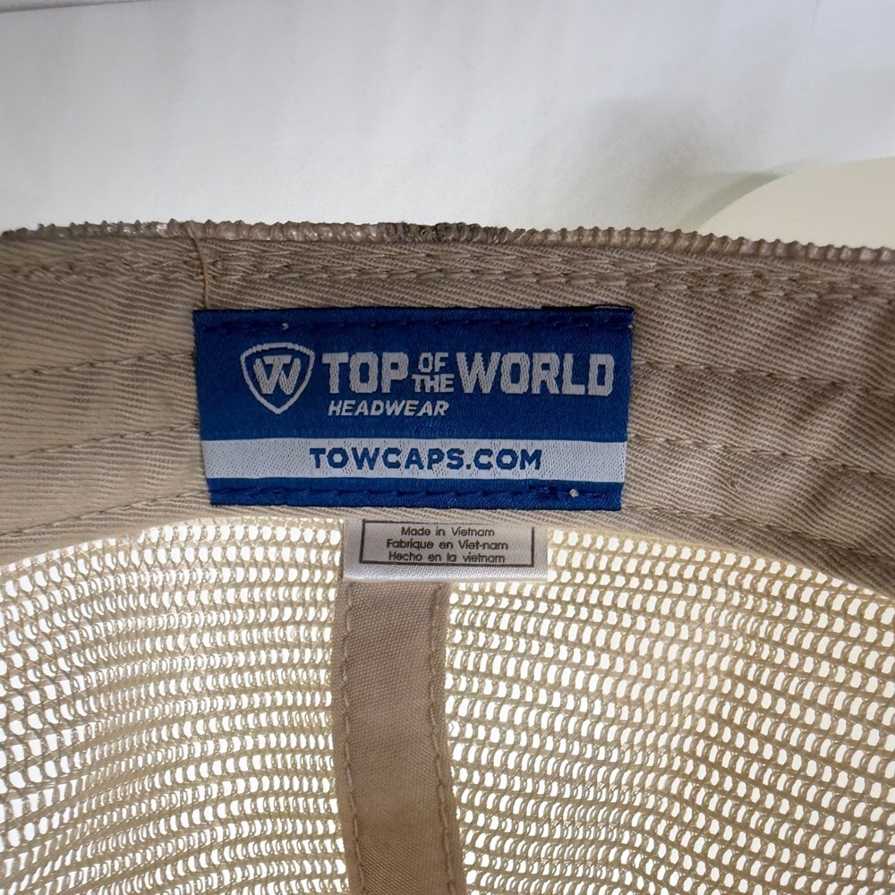 Top of the World TCU Horned Frogs Trucker Hat Purple Tan Snapback Cap - Picture 5 of 10